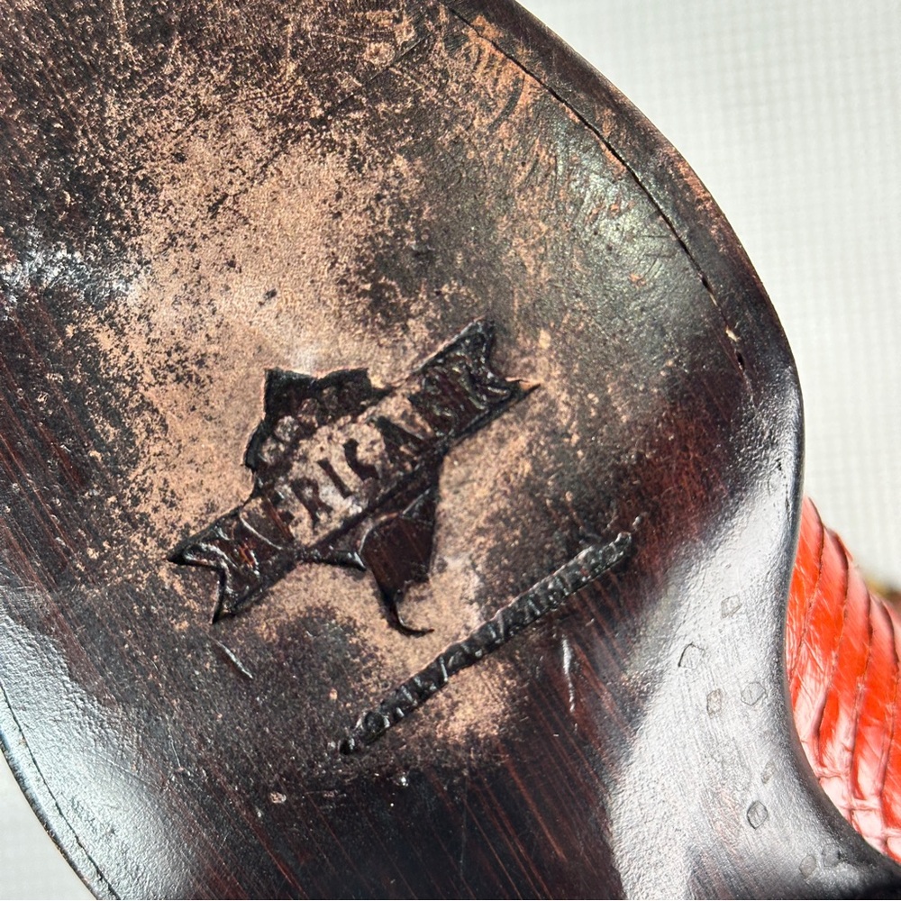 African Boot Co western python leather cowboy boo… - image 10